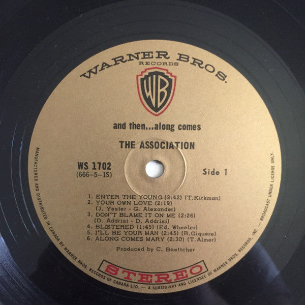 The Association (2) : And Then...Along Comes The Association (LP, Album, RE)