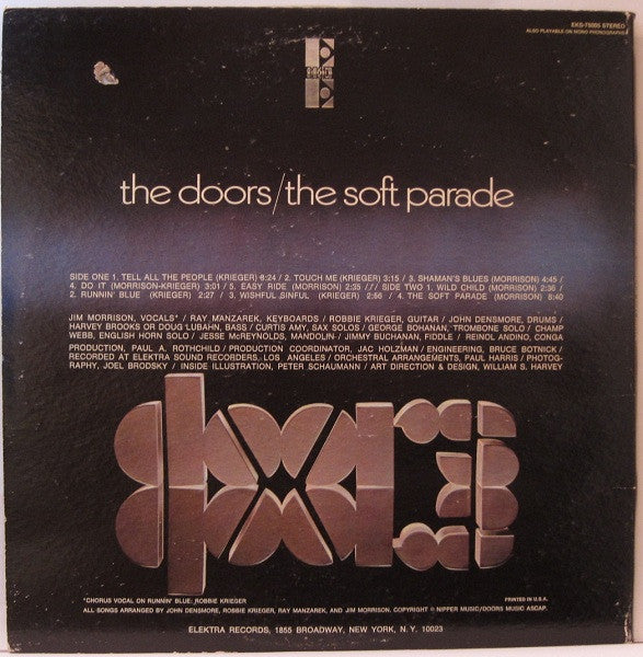 The Doors : The Soft Parade (LP, Album, Gol)