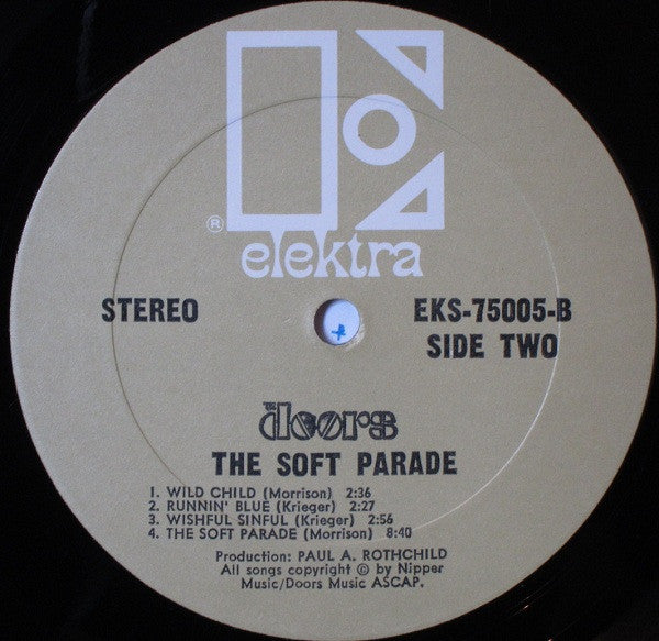 The Doors : The Soft Parade (LP, Album, Gol)