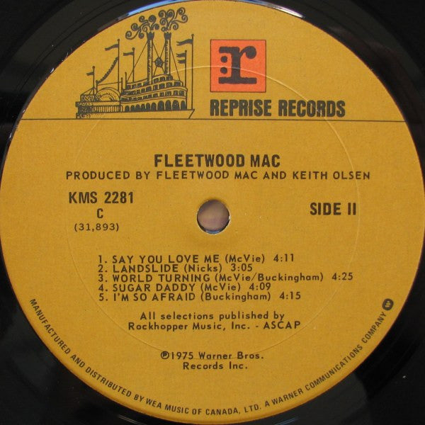 Fleetwood Mac : Fleetwood Mac (LP, Album, RE)