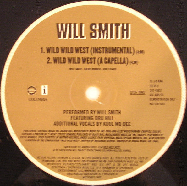 Will Smith : Wild Wild West (12", Single, Promo)