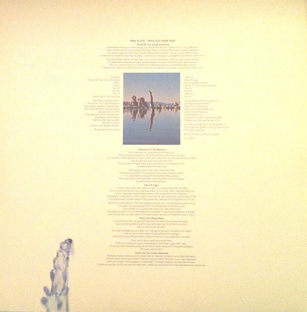 Pink Floyd : Wish You Were Here (LP, Album, RE)