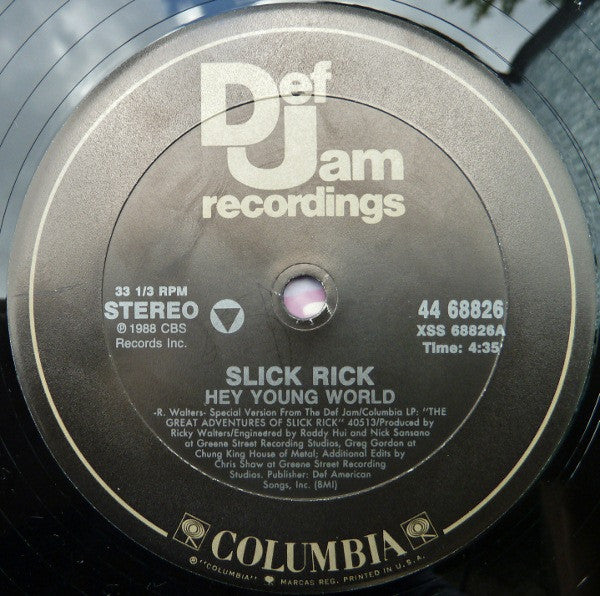Slick Rick : Hey Young World (12")