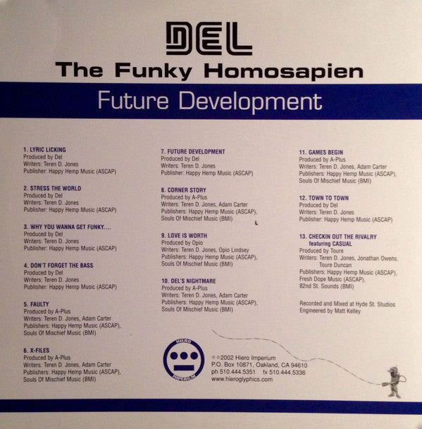 Del Tha Funkee Homosapien : Future Development (2xLP, Album, RE)