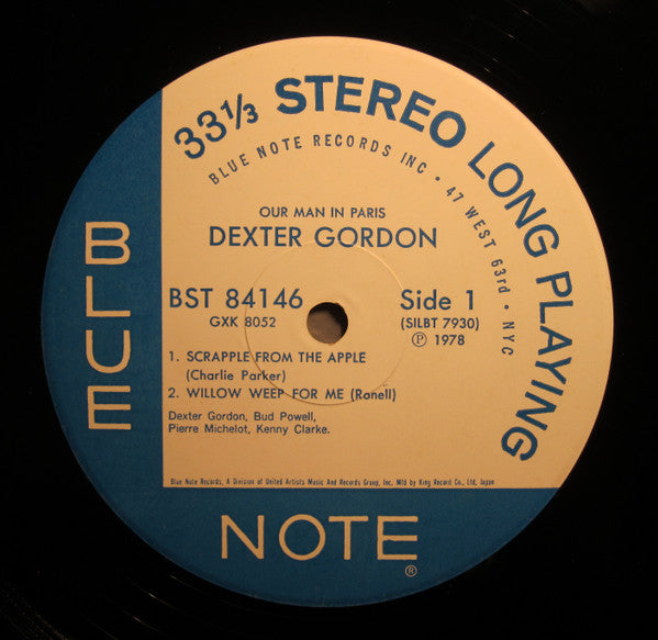 Dexter Gordon : Our Man In Paris (LP, Album, RE)