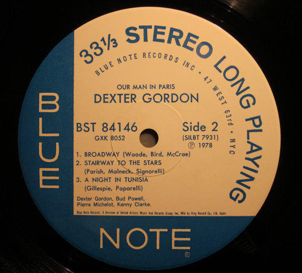 Dexter Gordon : Our Man In Paris (LP, Album, RE)