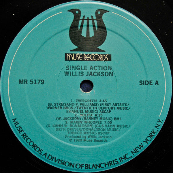 Willis Jackson With Pat Martino : Single Action (LP, Album)