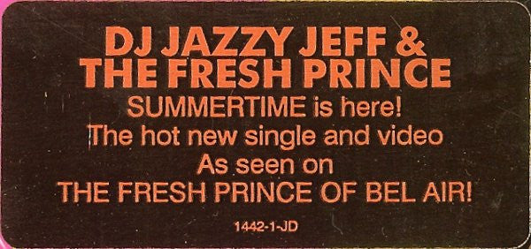 DJ Jazzy Jeff & The Fresh Prince : Summertime (12")