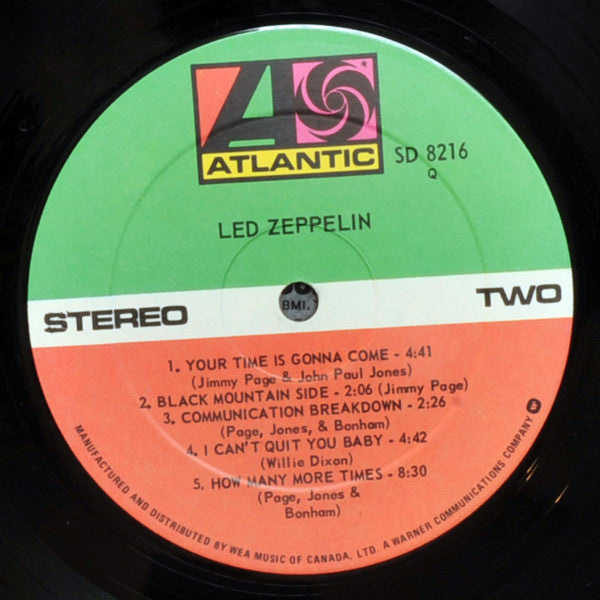 Led Zeppelin : Led Zeppelin (LP, Album, RE)