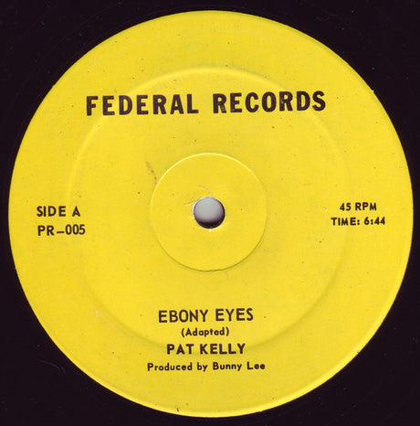 Pat Kelly / Mighty Diamonds* : Ebony Eyes / Morgan The Pirate  (12")