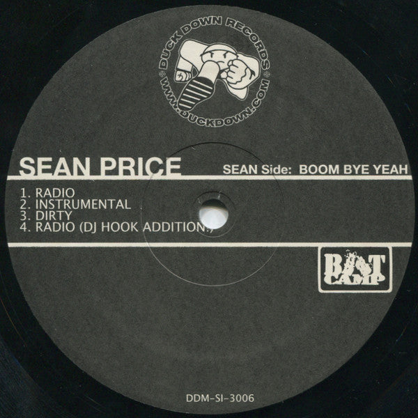 Sean Price : Boom Bye Yeah / 60 Bar Dash (12")