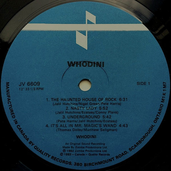 Whodini : Whodini (LP, Album)