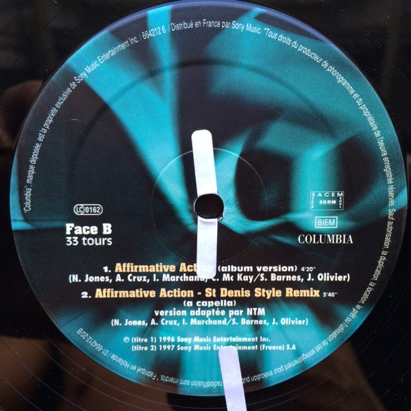 Nas / NTM* : Affirmative Action (Saint-Denis Style Remix) (12")