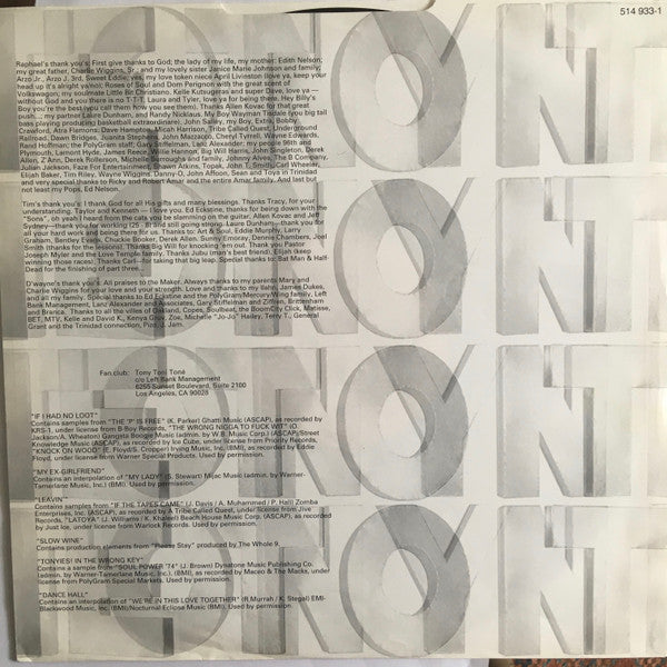 Tony! Toni! Toné! : Sons Of Soul (LP, Album)