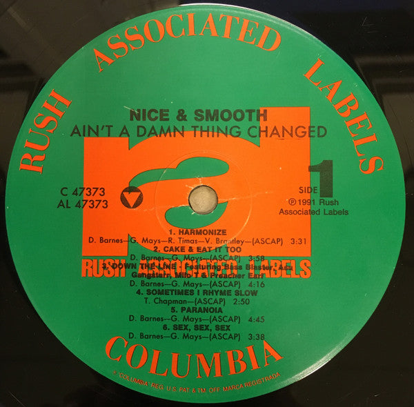 Nice & Smooth : Ain't A Damn Thing Changed (LP, Album)