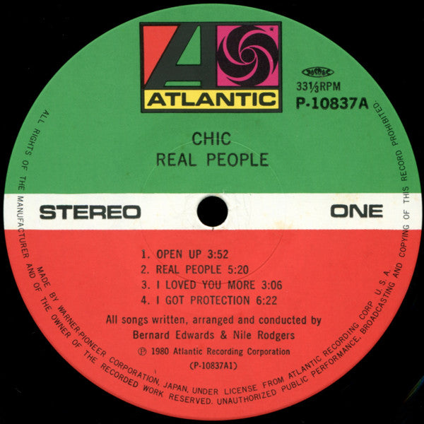Chic : Real People (LP, Album)