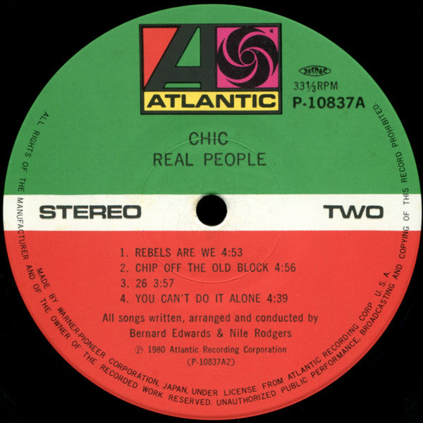 Chic : Real People (LP, Album)