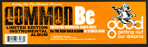 Common : Be (Instrumentals) (2xLP, Album, Ltd)