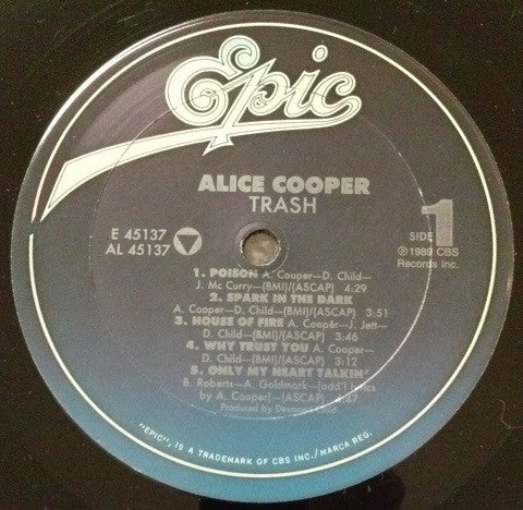 Alice Cooper (2) : Trash (LP, Album, Car)