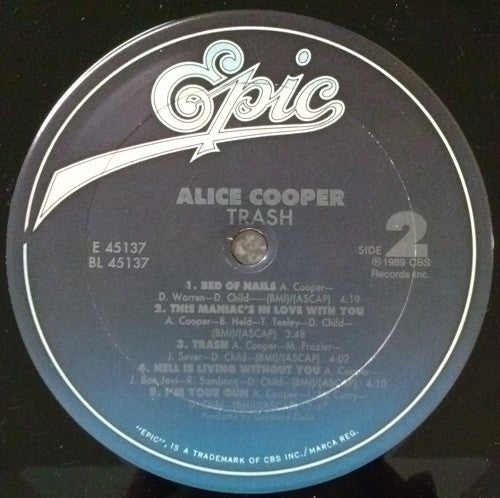 Alice Cooper (2) : Trash (LP, Album, Car)