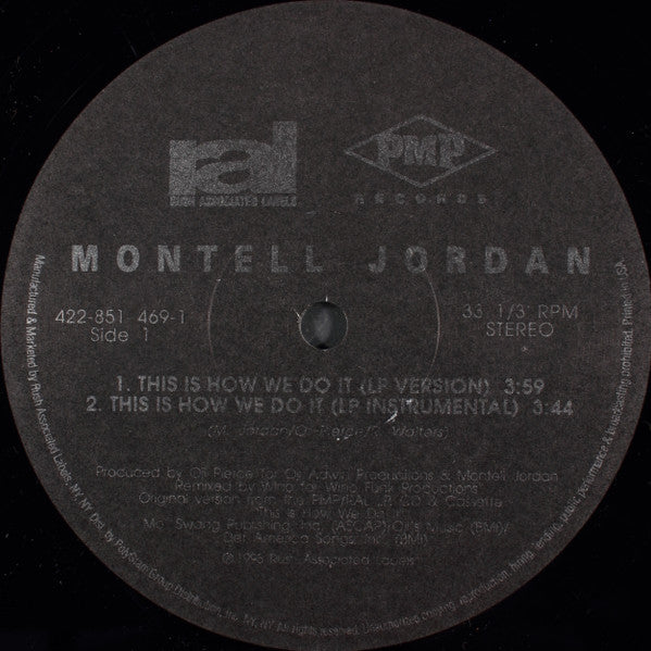 Montell Jordan : This Is How We Do It (12", Single)