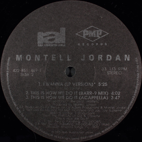 Montell Jordan : This Is How We Do It (12", Single)