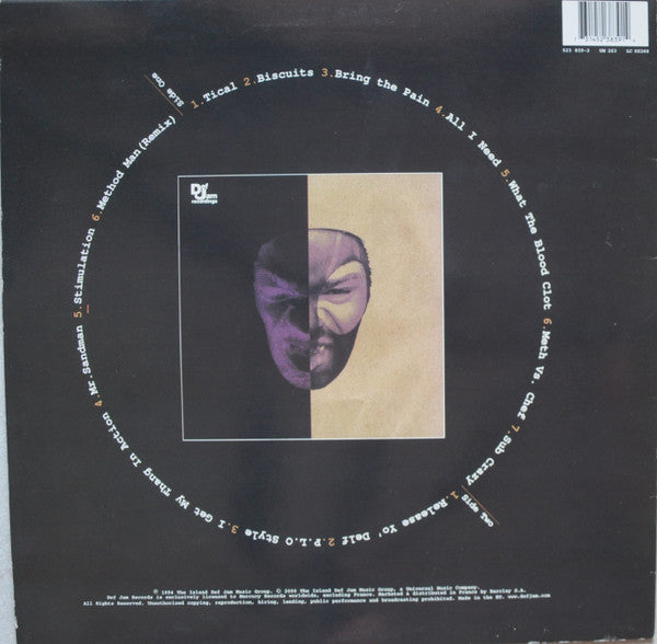 Method Man : Tical (LP, Album, Ltd, Num, RE, RM)