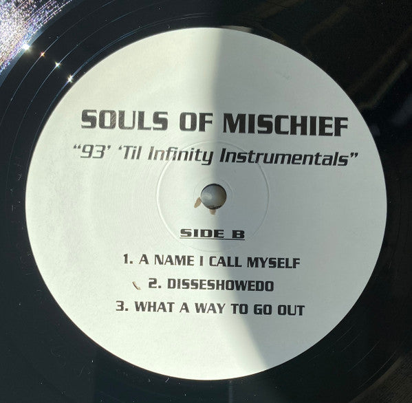 Souls Of Mischief : 93 'Til Infinity Instrumentals (2xLP, Album, Ltd, RE)