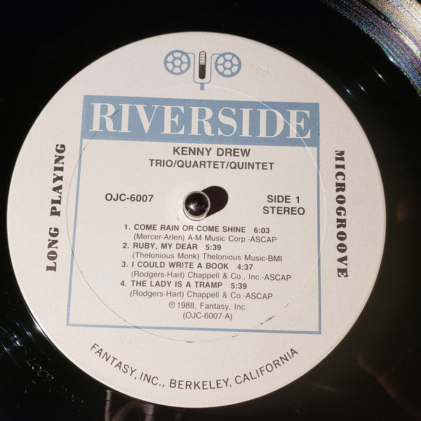 Kenny Drew : Trio/Quartet/Quintet - The Riverside Collection (LP, Comp)