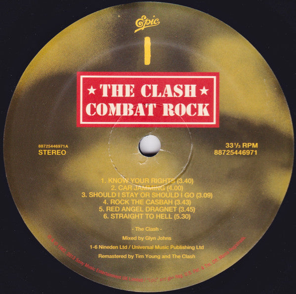 The Clash : Combat Rock (LP, Album, RE, RM, WG )