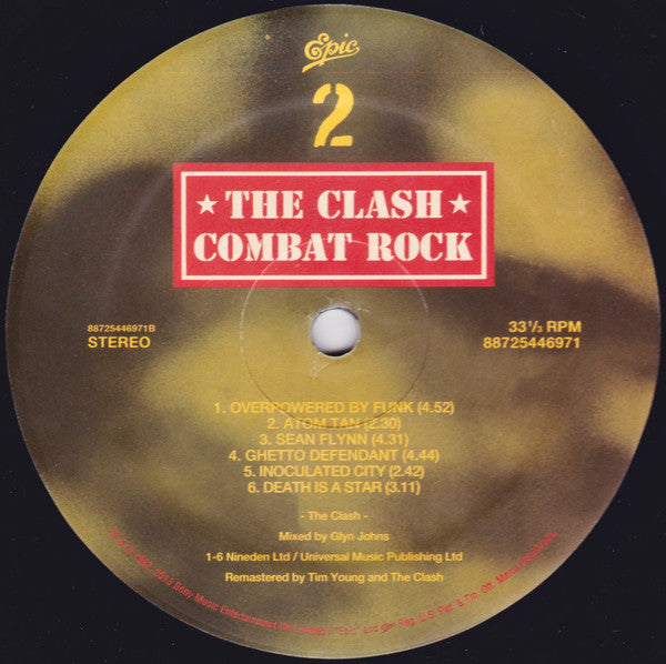 The Clash : Combat Rock (LP, Album, RE, RM, WG )