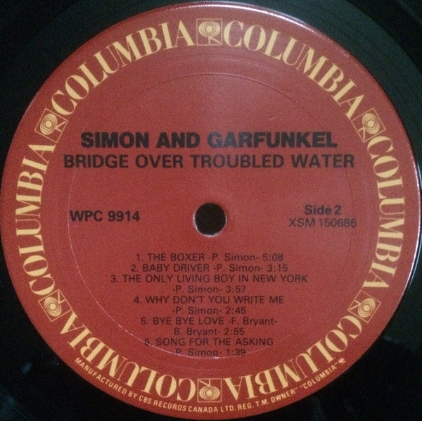 Simon And Garfunkel* : Bridge Over Troubled Water (LP, Album, RE)