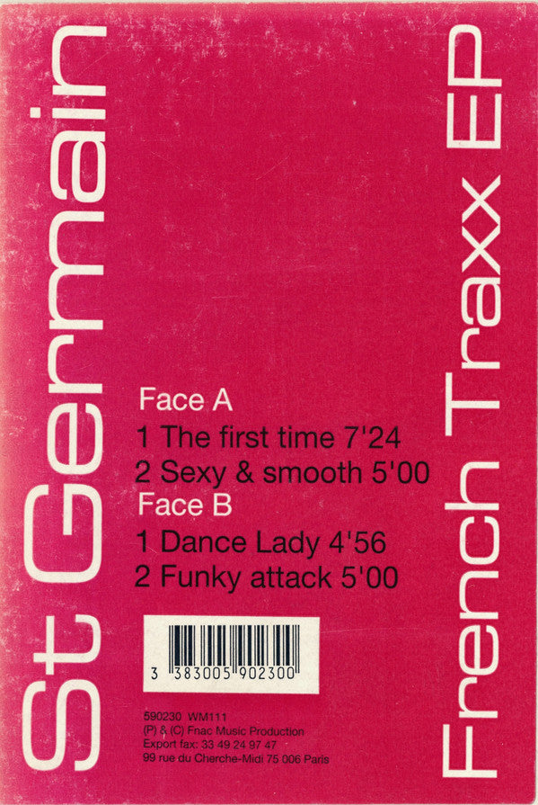 St Germain : French Traxx EP (12", EP)