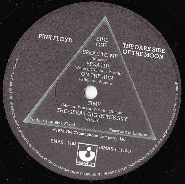 Pink Floyd : The Dark Side Of The Moon (LP, Album, RE, Gat)