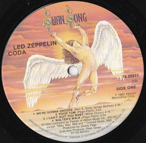 Led Zeppelin : Coda (LP, Album, Cin)