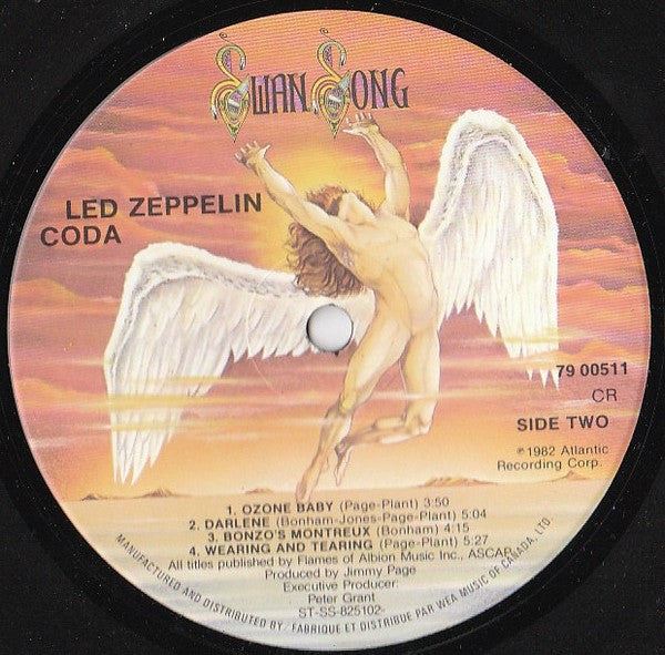 Led Zeppelin : Coda (LP, Album, Cin)