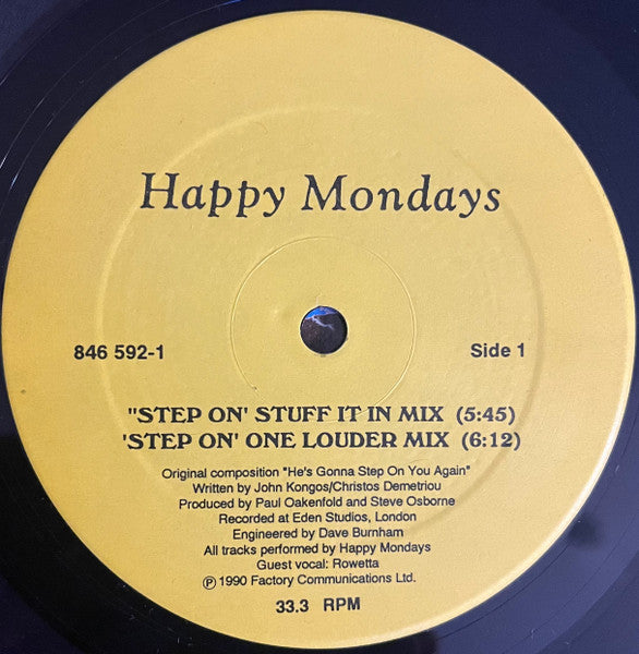 Happy Mondays : Step On (12")