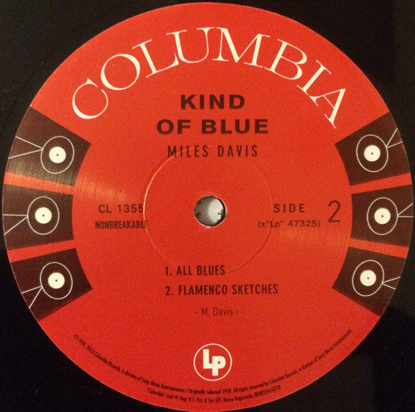 Miles Davis : Kind Of Blue (LP, Album, Mono, Ltd, RE, RM, 180)