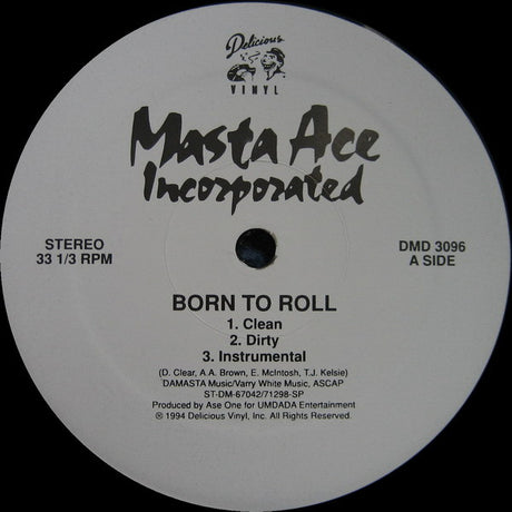 Masta Ace Incorporated : Born To Roll / Saturday Night Live (12", RE)