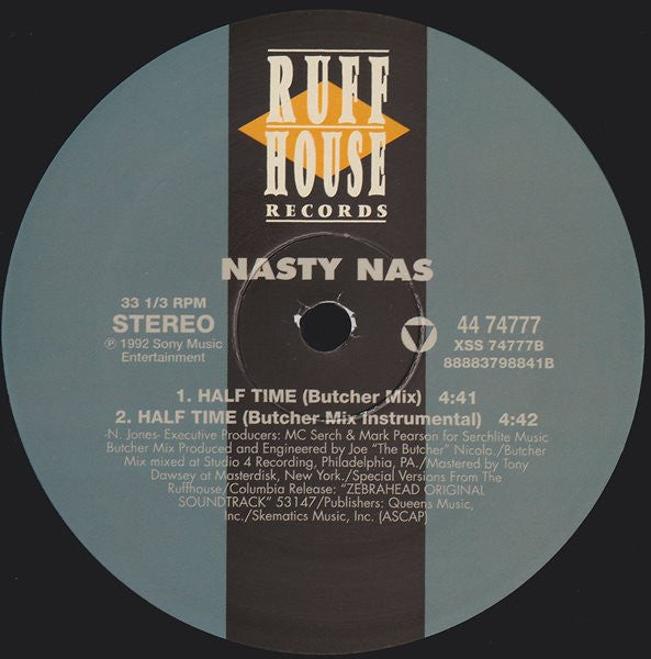 Nas : Half Time (12", Ltd, Num, RE, 180)