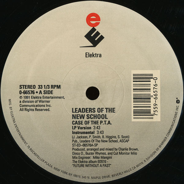 Leaders Of The New School : Case Of The P.T.A. / Teachers Don't Teach Us Nonsense (12")