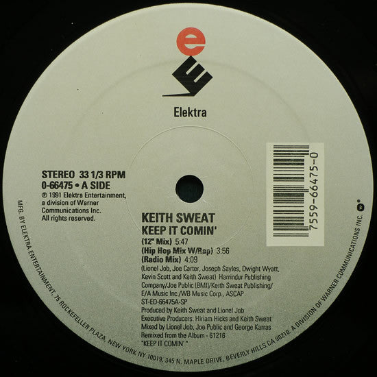 Keith Sweat : Keep It Comin' (12")