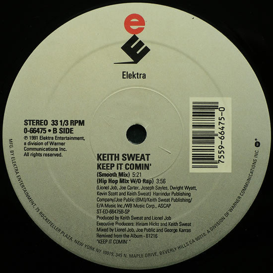 Keith Sweat : Keep It Comin' (12")