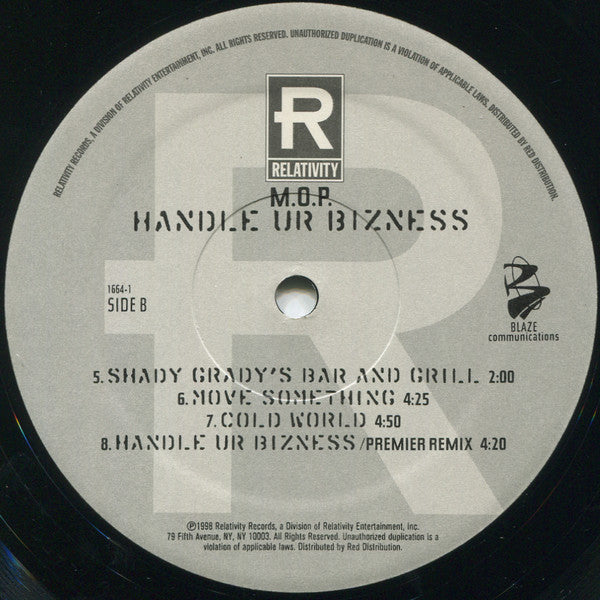M.O.P. : Handle Ur Bizness (12", EP)