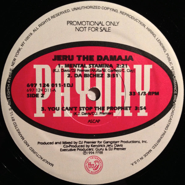 Jeru The Damaja : The Sun Rises In The East (2xLP, Album, Ltd, Promo)