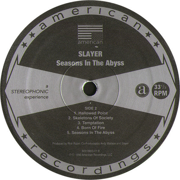 Slayer : Seasons In The Abyss (LP, Album, RE, RM, 180)