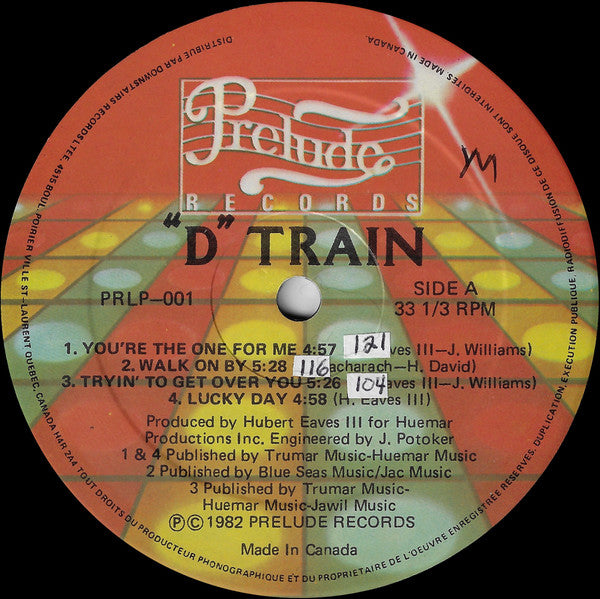 D-Train : You're The One For Me (LP, Album)