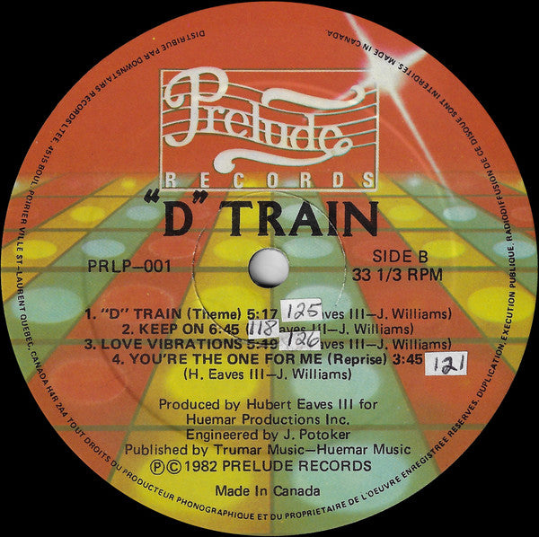 D-Train : You're The One For Me (LP, Album)