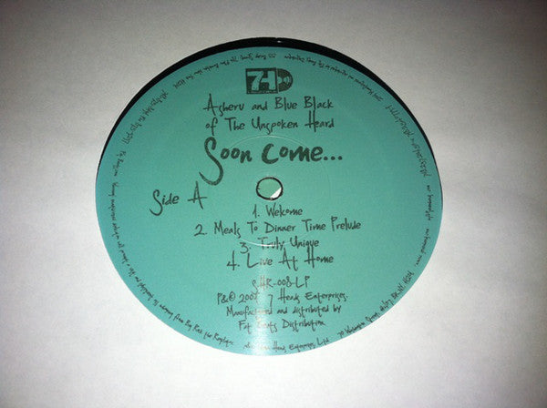 Asheru And Blue Black Of The Unspoken Heard : Soon Come... (2xLP, Album, Promo)