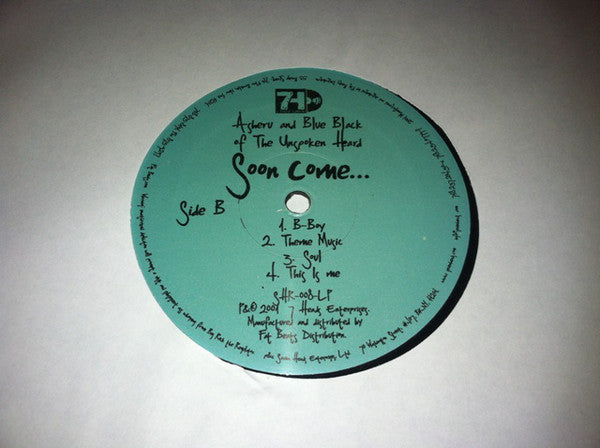 Asheru And Blue Black Of The Unspoken Heard : Soon Come... (2xLP, Album, Promo)